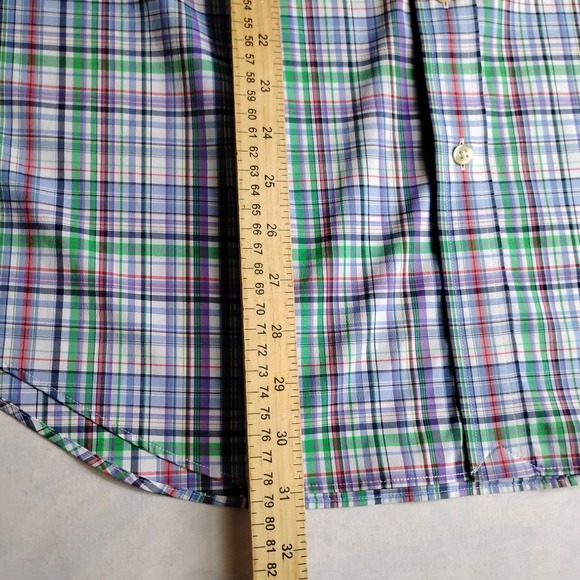Ralph Lauren Performance Shirt Large Mens Wicking Plaid Button Down Preppy Golf - Picture 5 of 11